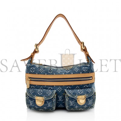 LOUIS VUITTON MONOGRAM DENIM BAGGY PM SHOULDER BAG M44464 (30*19*10cm)